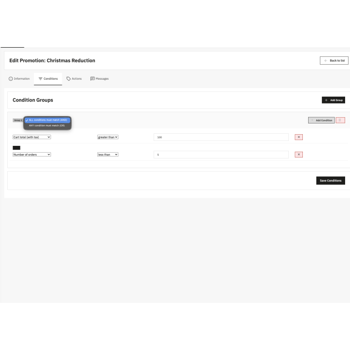 Promos inteligentes: 3x2, packs y tramos