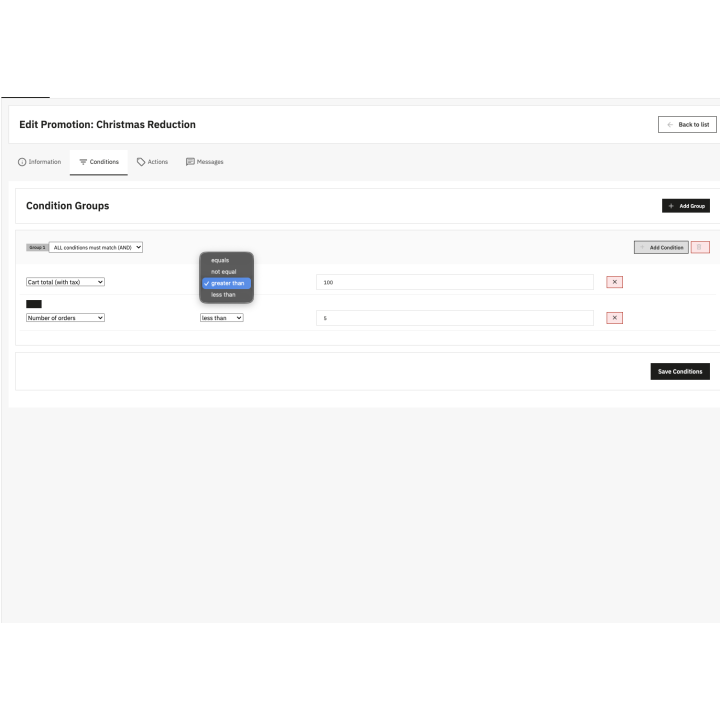 Promos inteligentes: 3x2, packs y tramos