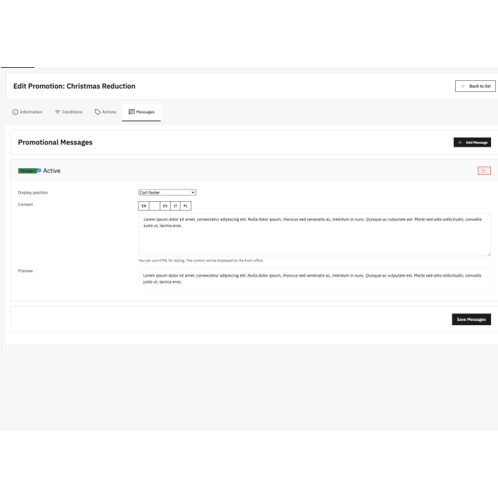 Promos inteligentes: 3x2, packs y tramos