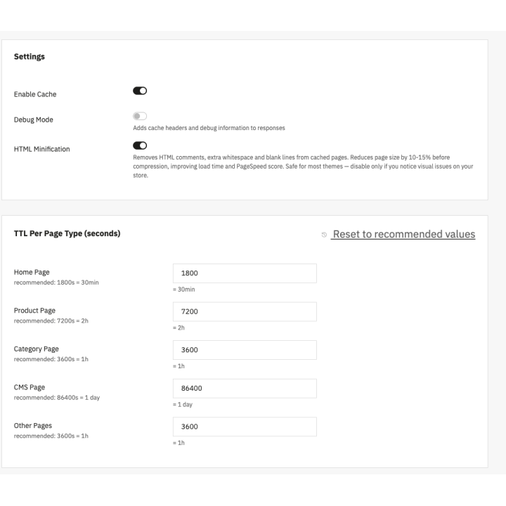 Cache Pro — Full Page Cache with Brotli, Warm-Up & AJAX