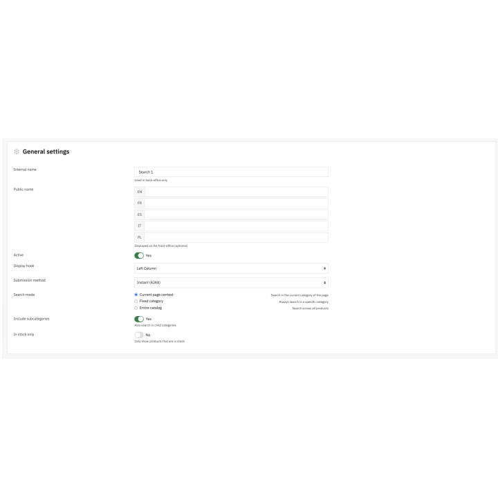Advanced Search Pro - Szybkie filtry AJAX i nawigacja fasetowa