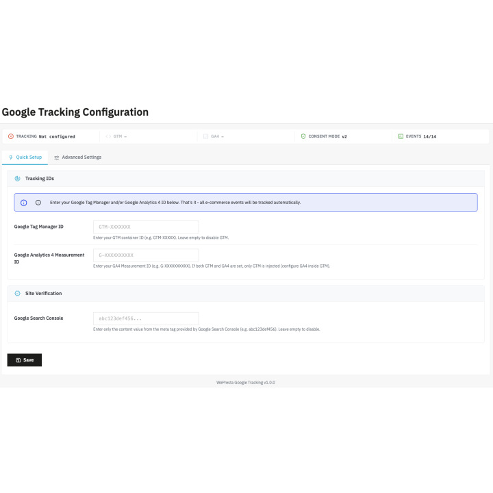 GA4, GTM y Search Console en 1 clic