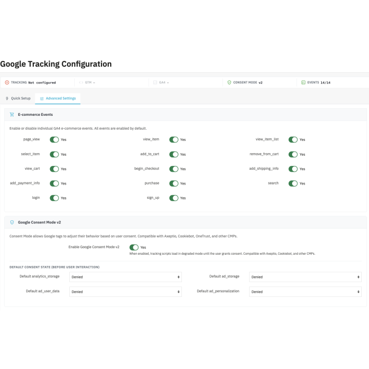 GA4, GTM y Search Console en 1 clic