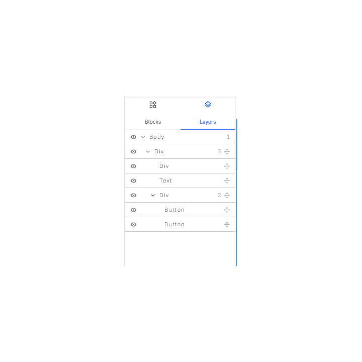 Creative Popupy drag & drop: targeting smart