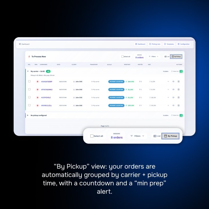 Picking List Pro: dashboard logistica + PDF