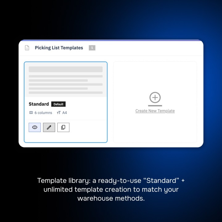 Picking List Pro: logistics dashboard + PDF templates
