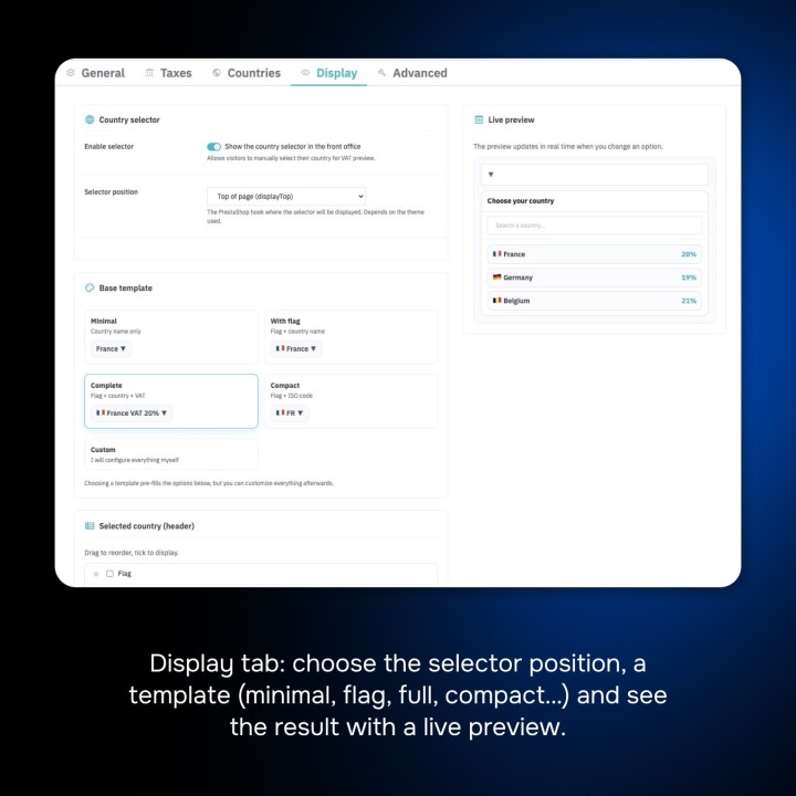 EU OSS VAT – GeoIP VAT-Included Prices (MaxMind)