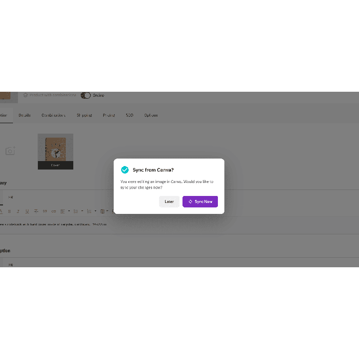 Canva Connect: editor de imágenes integrado (1 clic)