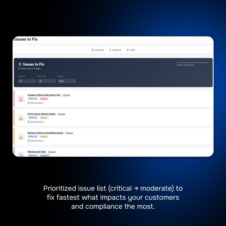 Audit accessibilité EAA & WCAG 2.1 AA