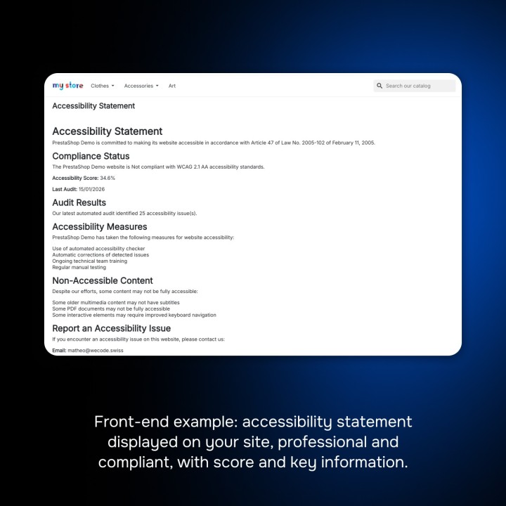 Audit accessibilité EAA & WCAG 2.1 AA