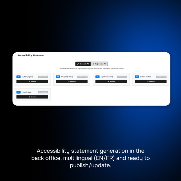 Auditoría EAA y WCAG 2.1 AA