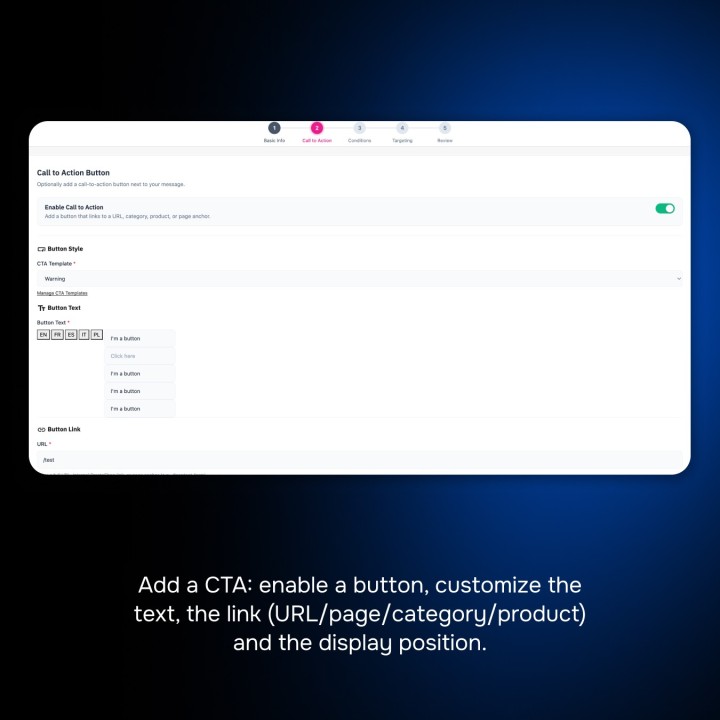 Warunkowe komunikaty produktu